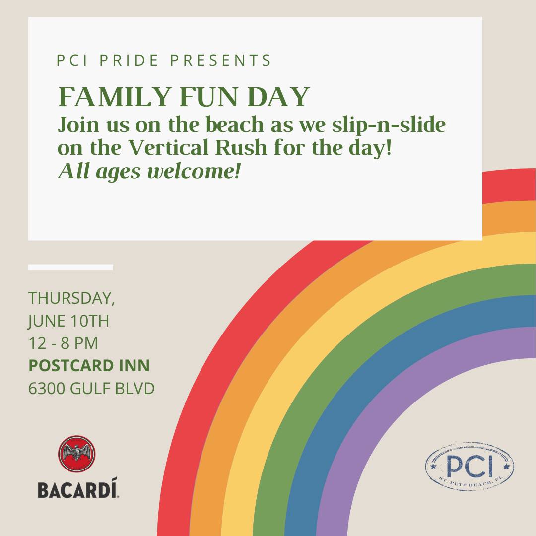 PCI Pride Month: Family Fun Slip N Slide